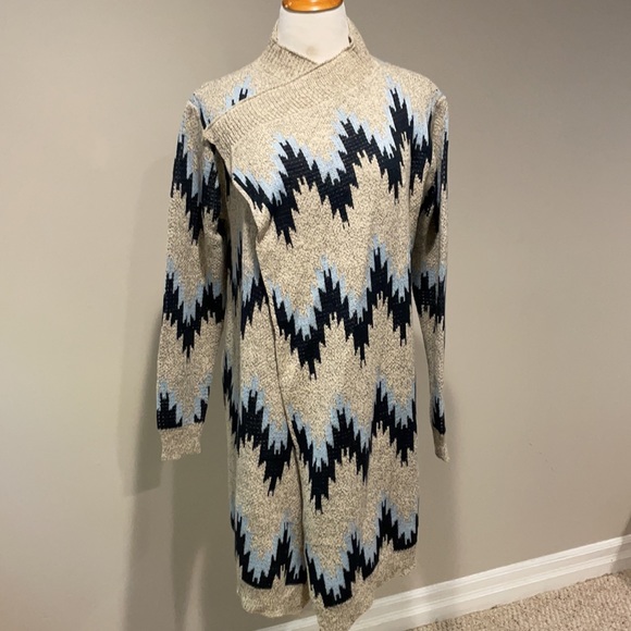 Zigzag Open Front Sweater - Picture 6 of 6